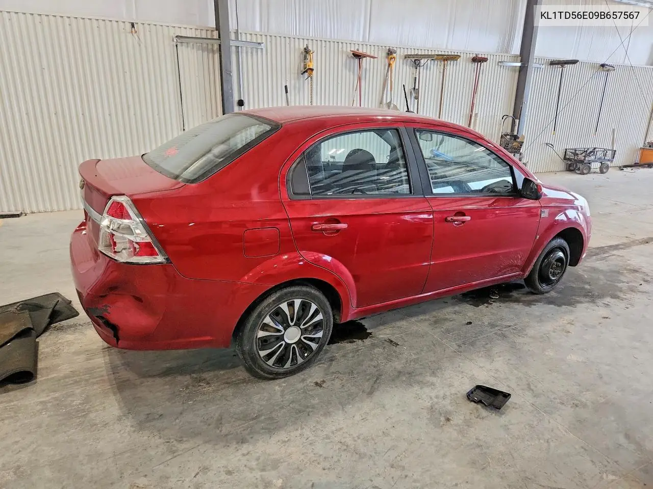 2009 Chevrolet Aveo Ls VIN: KL1TD56E09B657567 Lot: 85962865