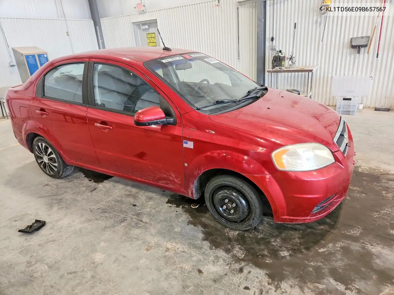 2009 Chevrolet Aveo Ls VIN: KL1TD56E09B657567 Lot: 85962865