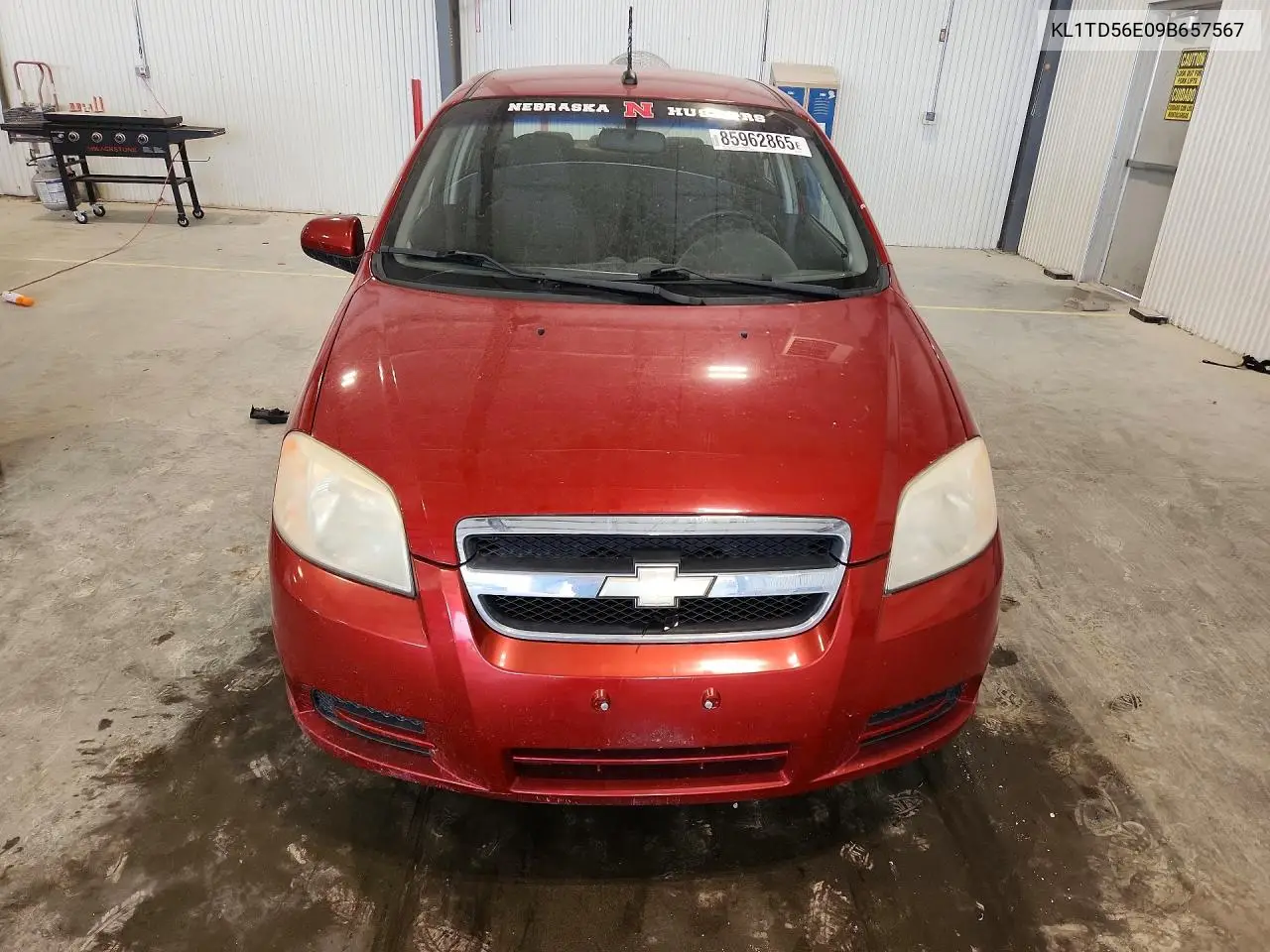 2009 Chevrolet Aveo Ls VIN: KL1TD56E09B657567 Lot: 85962865