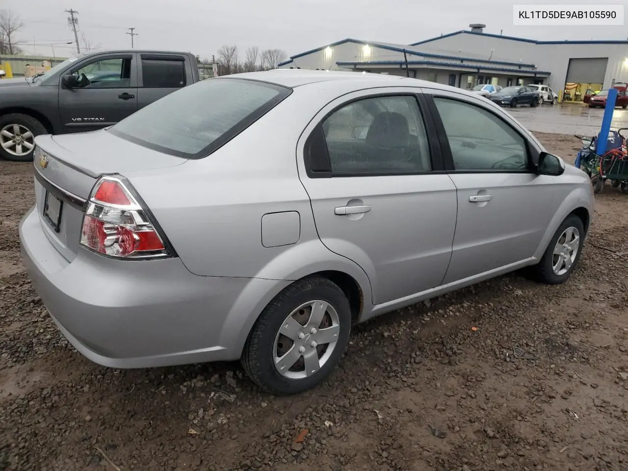 2010 Chevrolet Aveo Ls VIN: KL1TD5DE9AB105590 Lot: 53814036