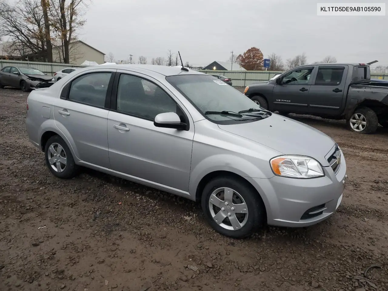 2010 Chevrolet Aveo Ls VIN: KL1TD5DE9AB105590 Lot: 53814036