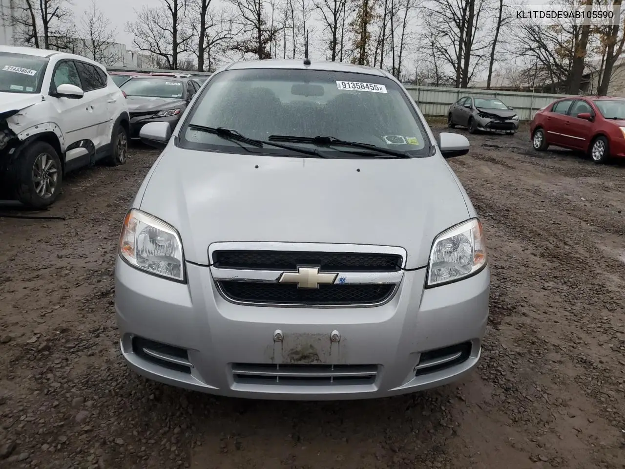 2010 Chevrolet Aveo Ls VIN: KL1TD5DE9AB105590 Lot: 53814036