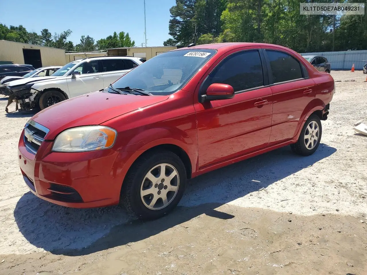 2010 Chevrolet Aveo Ls VIN: KL1TD5DE7AB049231 Lot: 56283196