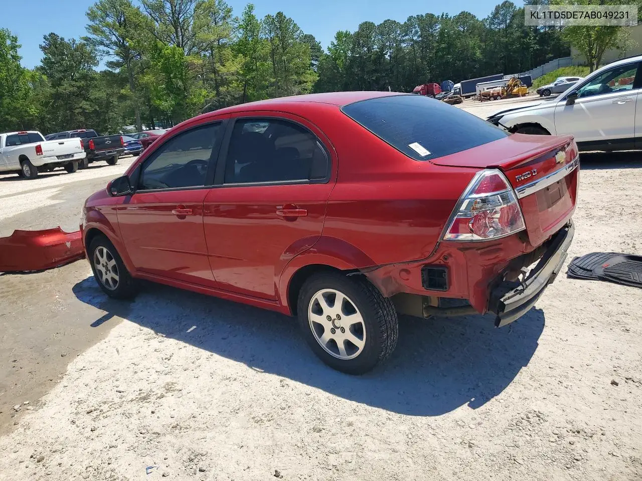 2010 Chevrolet Aveo Ls VIN: KL1TD5DE7AB049231 Lot: 56283196