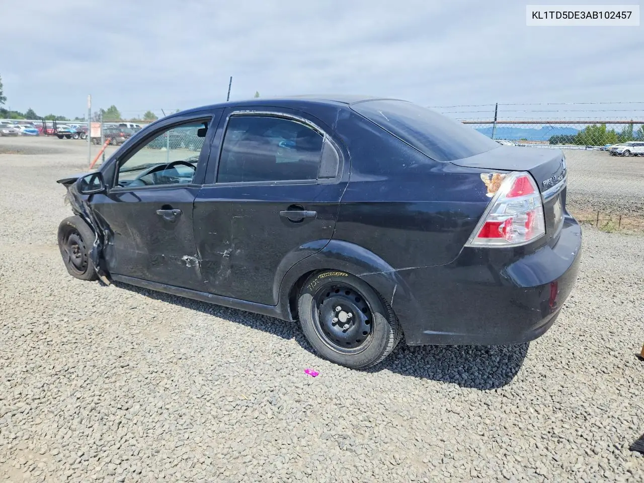 2010 Chevrolet Aveo Ls VIN: KL1TD5DE3AB102457 Lot: 56803266