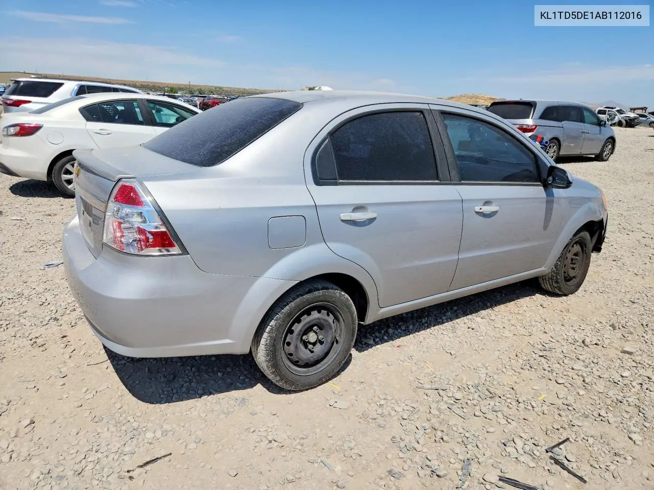 2010 Chevrolet Aveo Ls VIN: KL1TD5DE1AB112016 Lot: 57264596