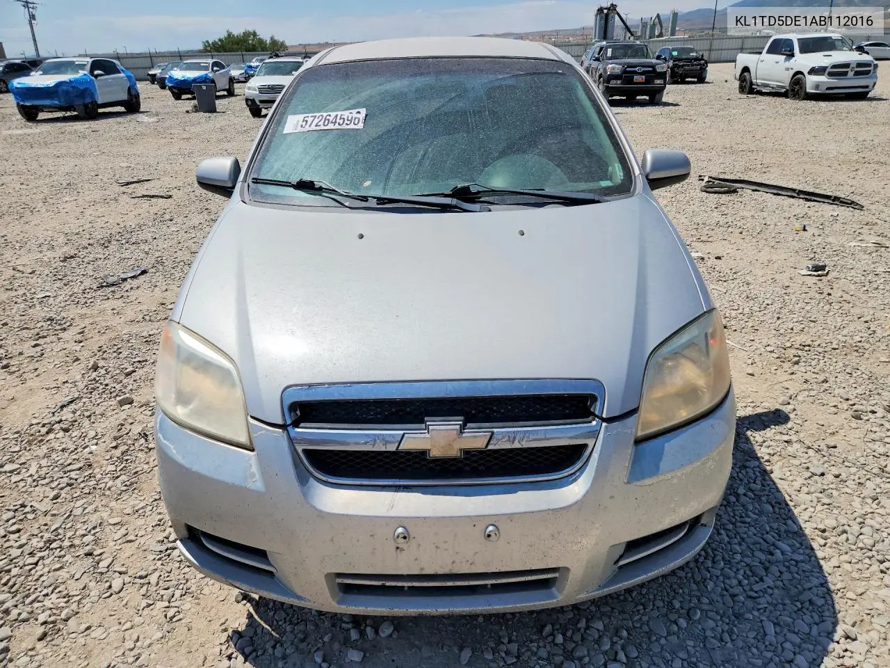 2010 Chevrolet Aveo Ls VIN: KL1TD5DE1AB112016 Lot: 57264596