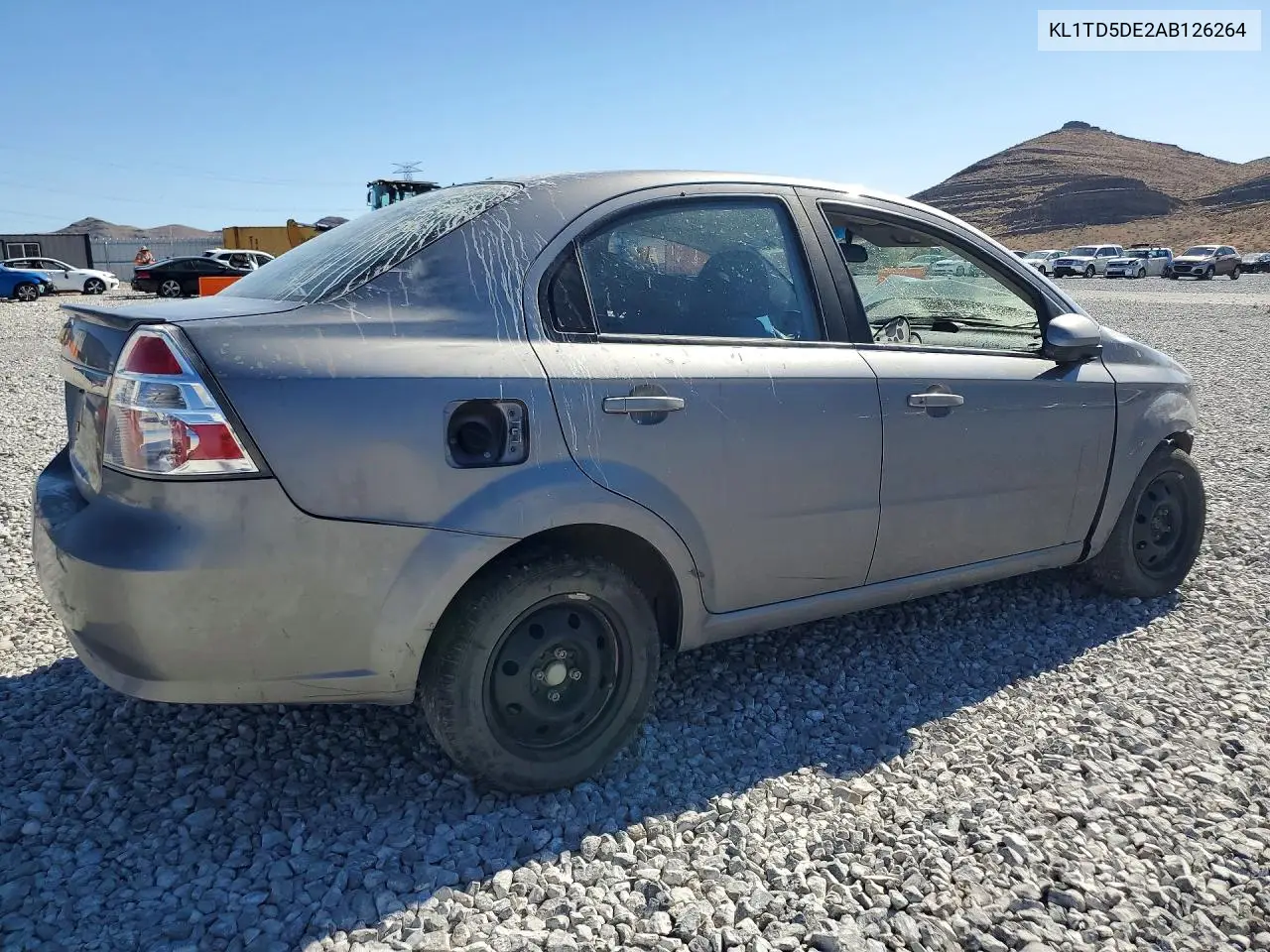 2010 Chevrolet Aveo Ls VIN: KL1TD5DE2AB126264 Lot: 58317216