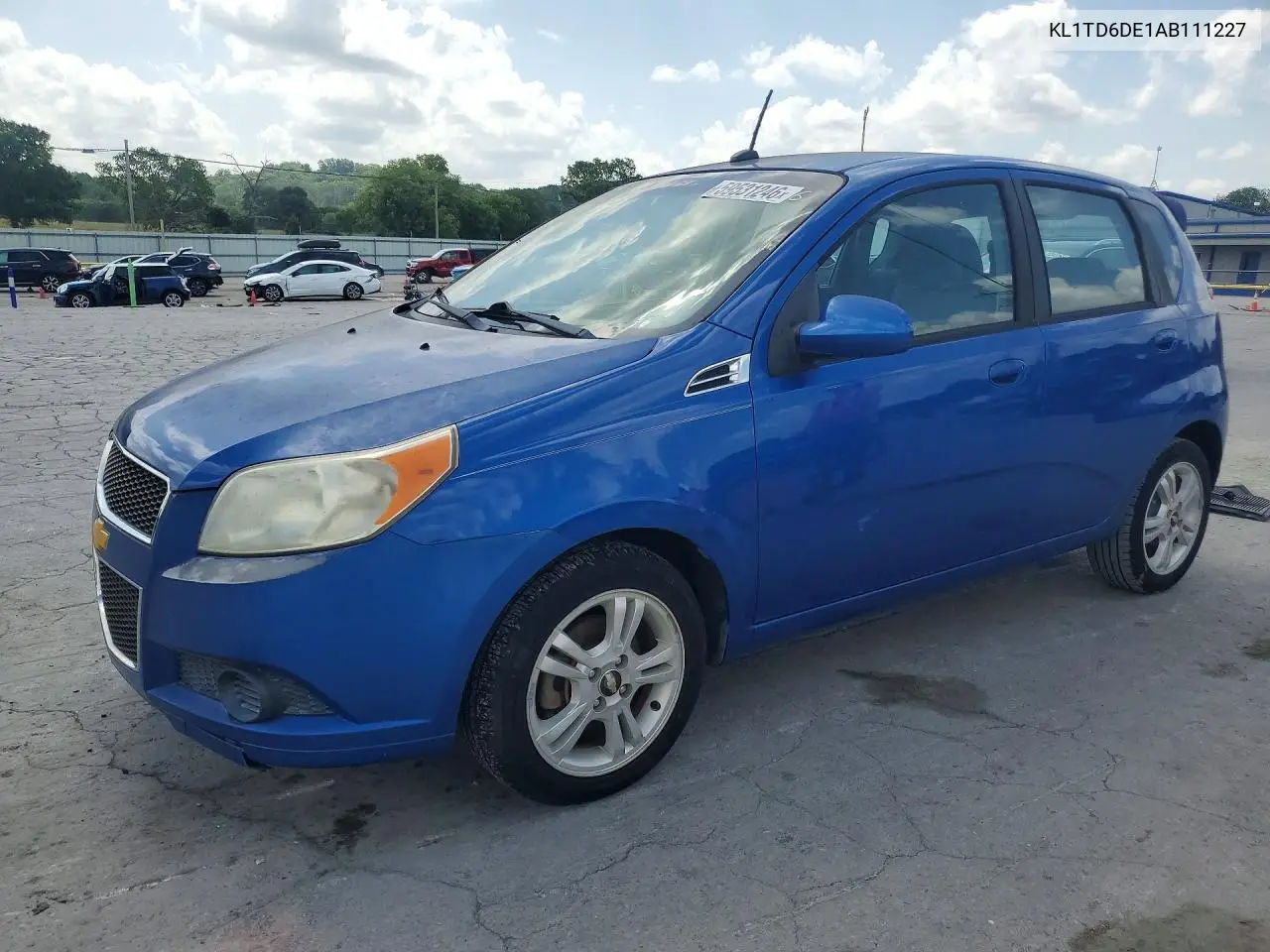 2010 Chevrolet Aveo Ls VIN: KL1TD6DE1AB111227 Lot: 59531246
