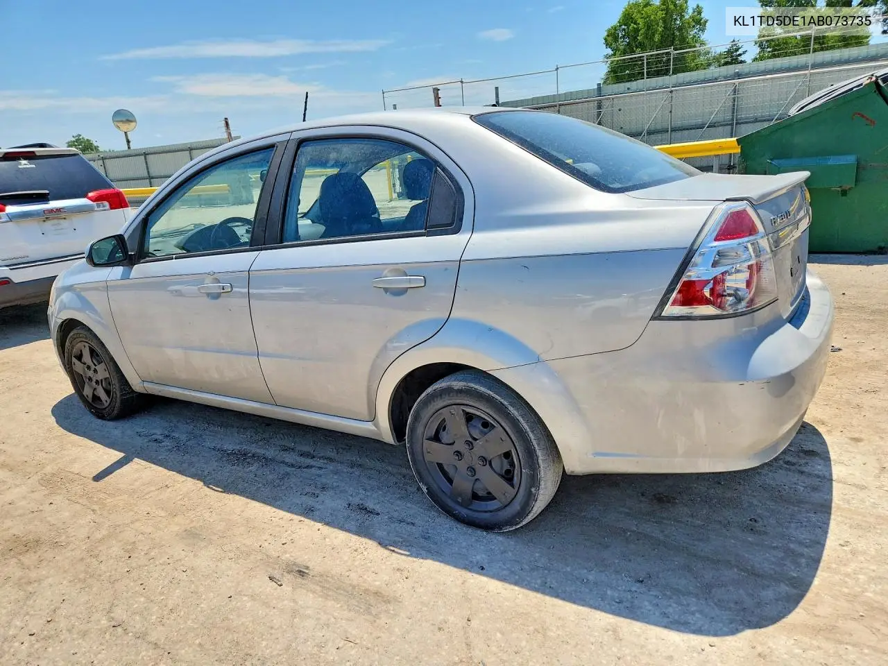 2010 Chevrolet Aveo Ls VIN: KL1TD5DE1AB073735 Lot: 60782986