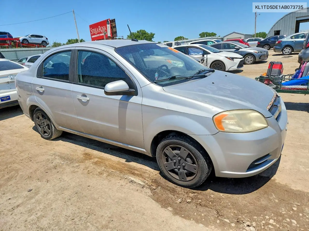 2010 Chevrolet Aveo Ls VIN: KL1TD5DE1AB073735 Lot: 60782986
