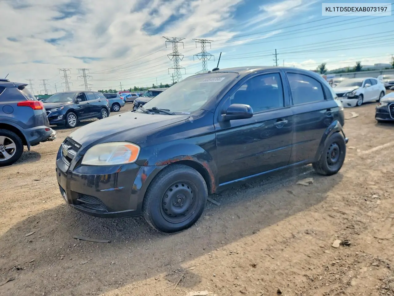 2010 Chevrolet Aveo Ls VIN: KL1TD5DEXAB073197 Lot: 60849766