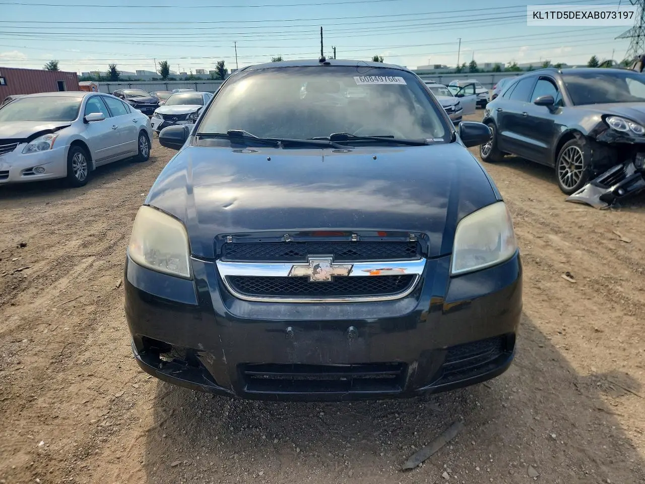 2010 Chevrolet Aveo Ls VIN: KL1TD5DEXAB073197 Lot: 60849766