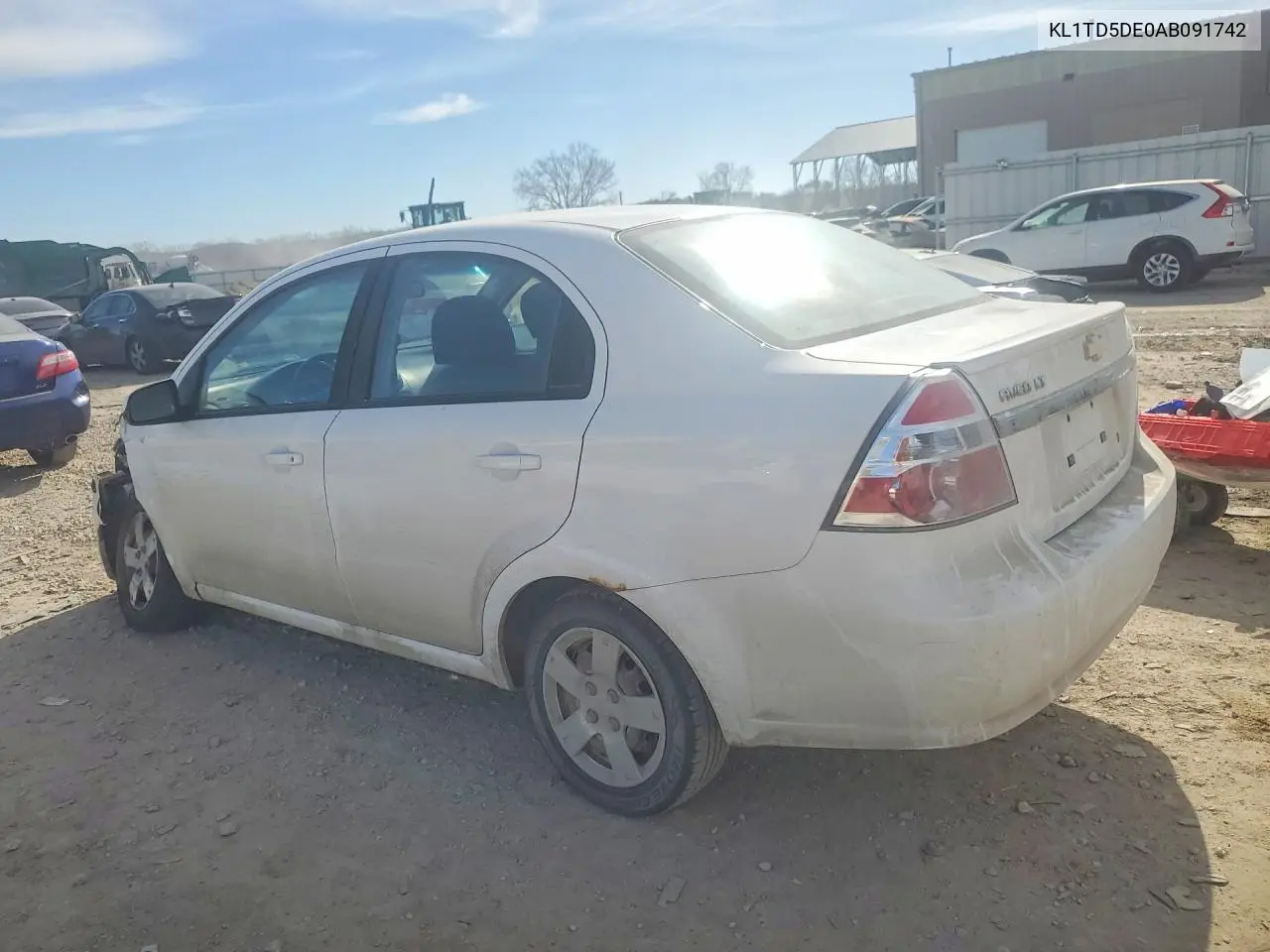 2010 Chevrolet Aveo Ls VIN: KL1TD5DE0AB091742 Lot: 77672545