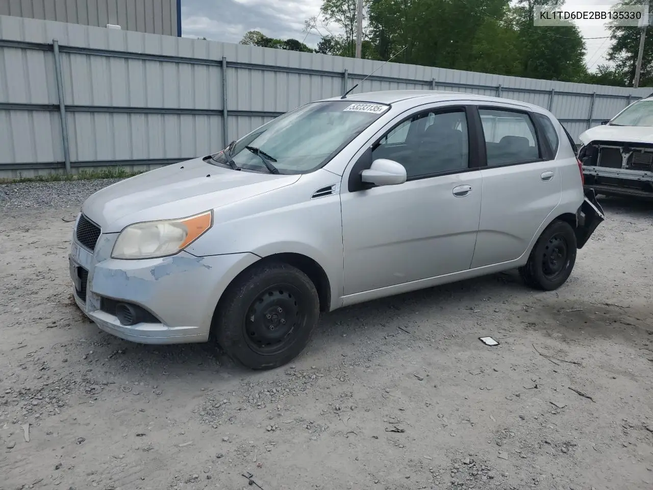 2011 Chevrolet Aveo Ls VIN: KL1TD6DE2BB135330 Lot: 55166106