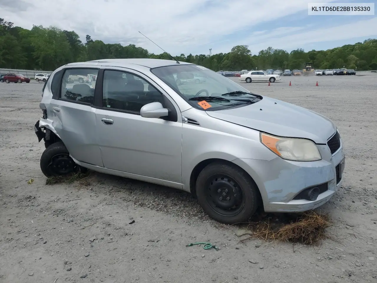 2011 Chevrolet Aveo Ls VIN: KL1TD6DE2BB135330 Lot: 55166106
