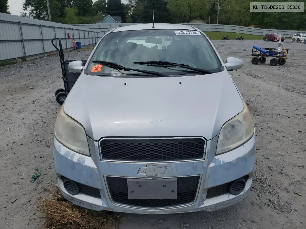 2011 Chevrolet Aveo Ls VIN: KL1TD6DE2BB135330 Lot: 55166106