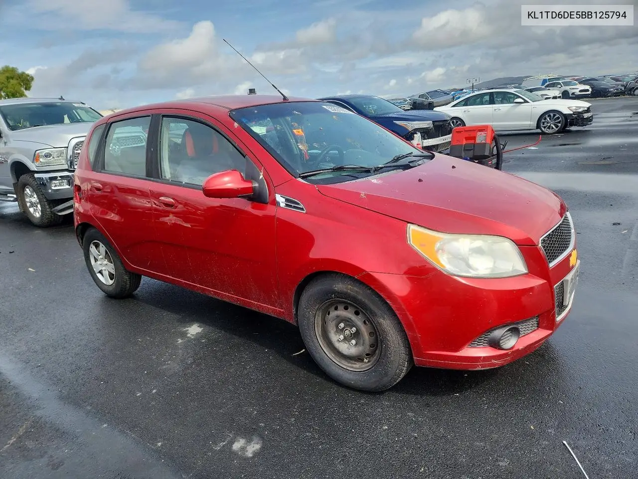 2011 Chevrolet Aveo Ls VIN: KL1TD6DE5BB125794 Lot: 55291086