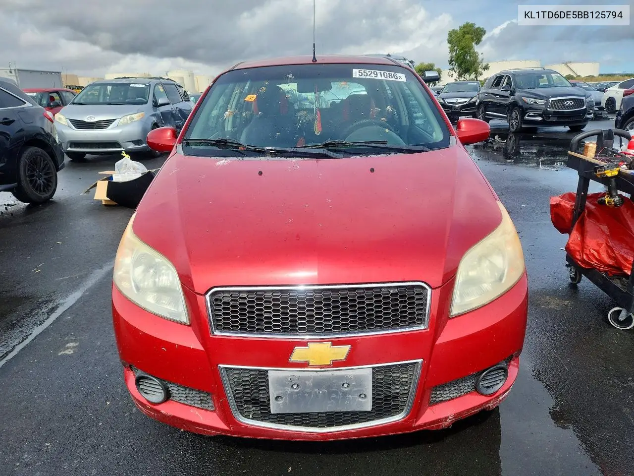 2011 Chevrolet Aveo Ls VIN: KL1TD6DE5BB125794 Lot: 55291086