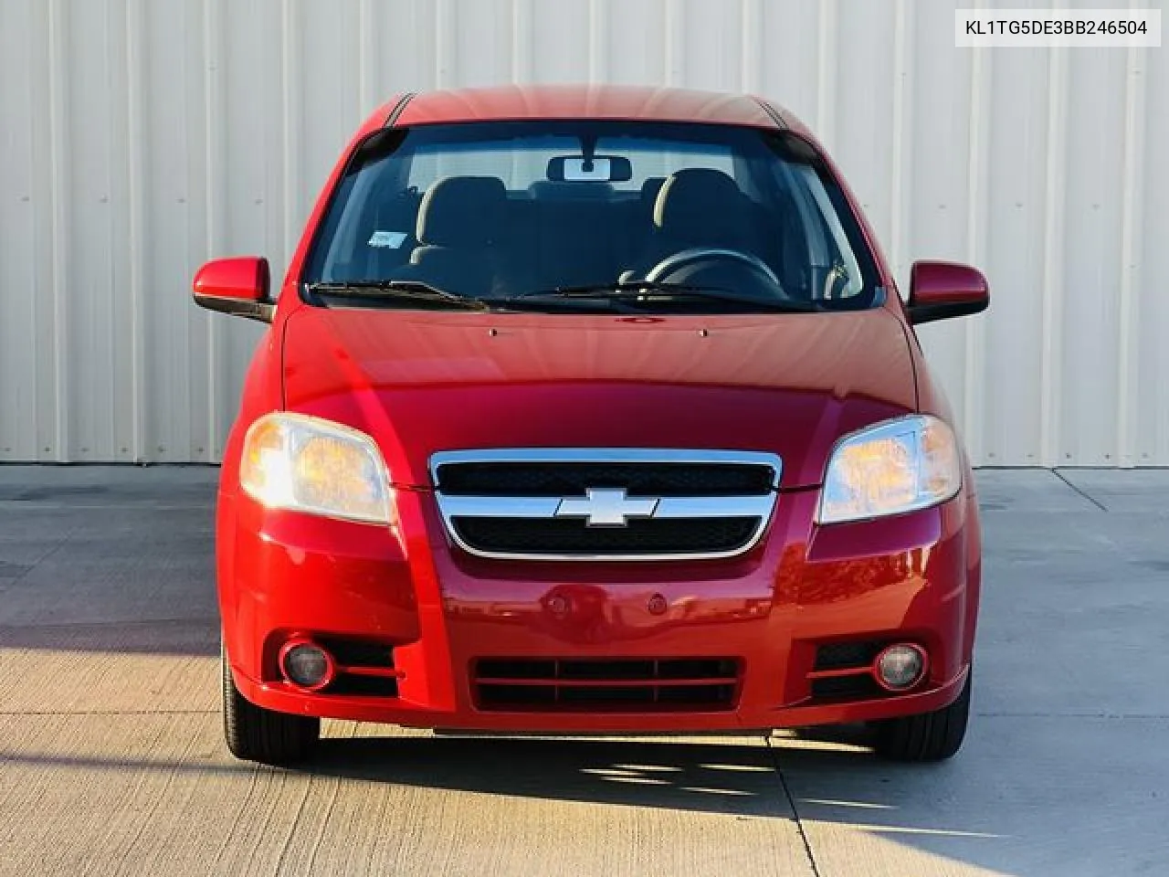 2011 Chevrolet Aveo Lt VIN: KL1TG5DE3BB246504 Lot: 55948282