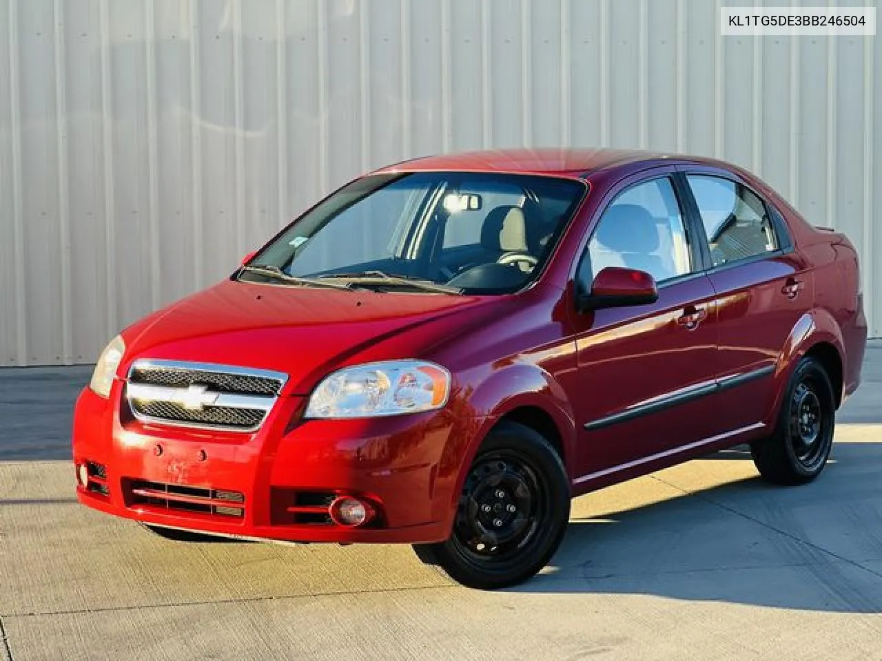 2011 Chevrolet Aveo Lt VIN: KL1TG5DE3BB246504 Lot: 55948282