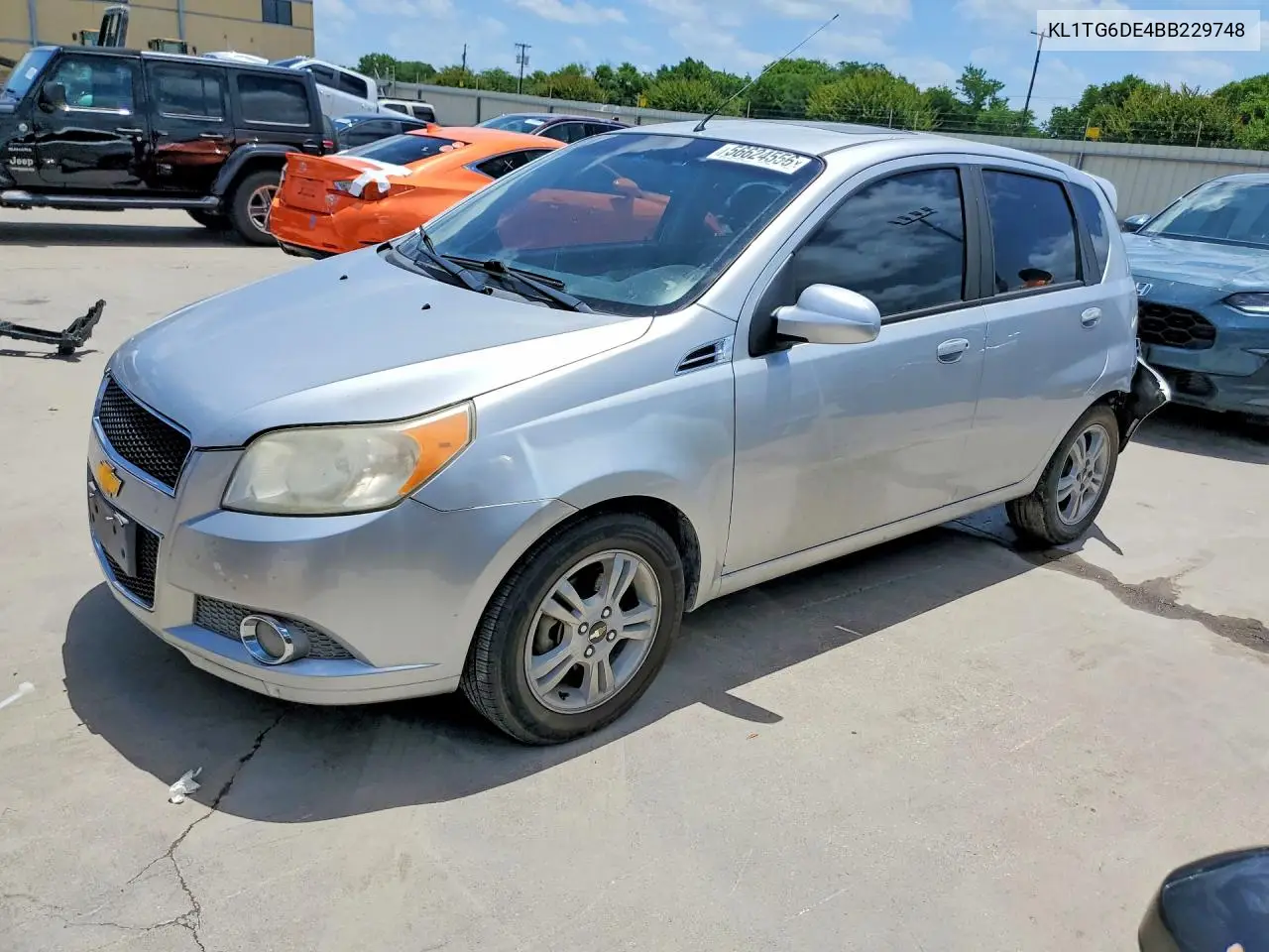 2011 Chevrolet Aveo Lt VIN: KL1TG6DE4BB229748 Lot: 56624556