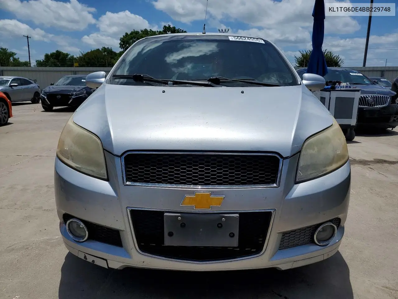 2011 Chevrolet Aveo Lt VIN: KL1TG6DE4BB229748 Lot: 56624556