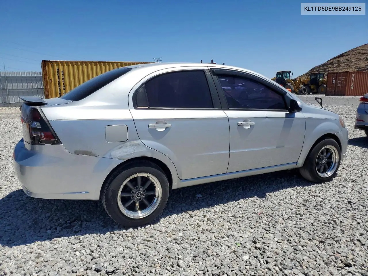 2011 Chevrolet Aveo Ls VIN: KL1TD5DE9BB249125 Lot: 58326136