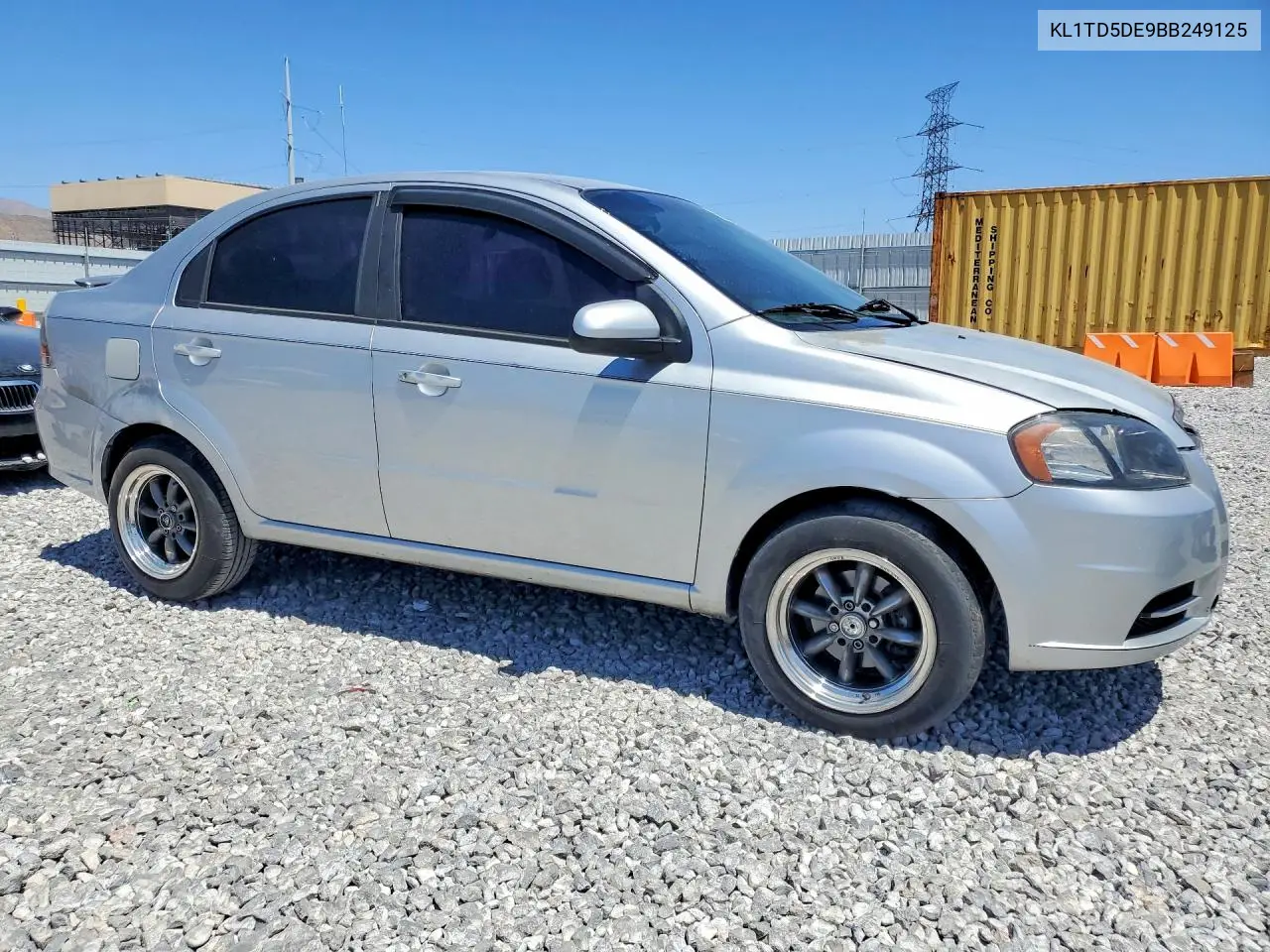 2011 Chevrolet Aveo Ls VIN: KL1TD5DE9BB249125 Lot: 58326136