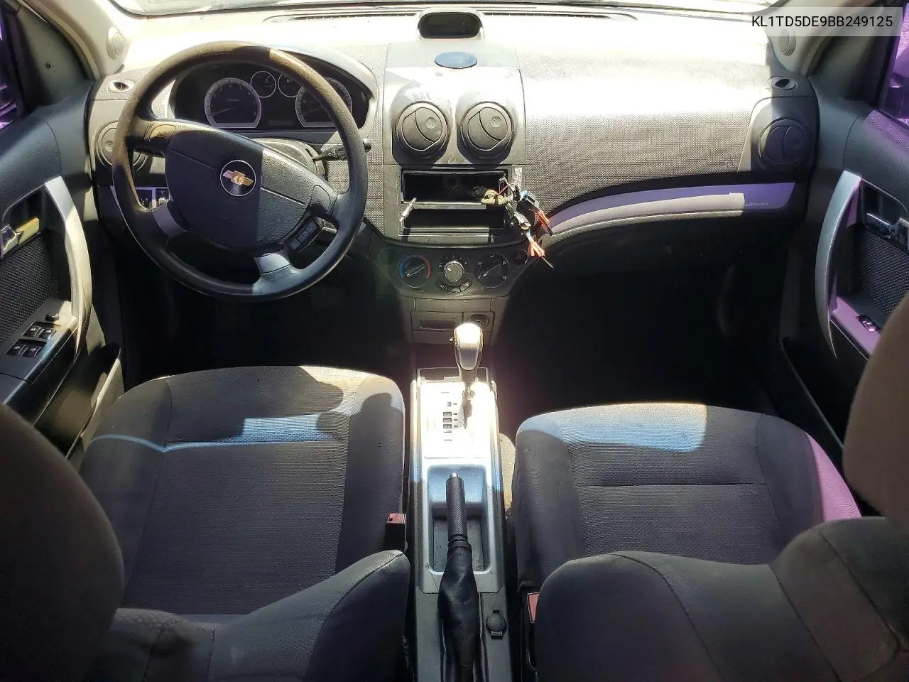 2011 Chevrolet Aveo Ls VIN: KL1TD5DE9BB249125 Lot: 58326136