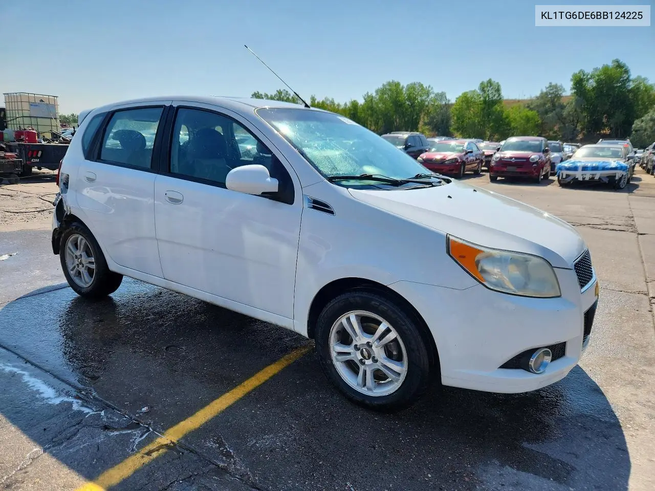 2011 Chevrolet Aveo Lt VIN: KL1TG6DE6BB124225 Lot: 59387786