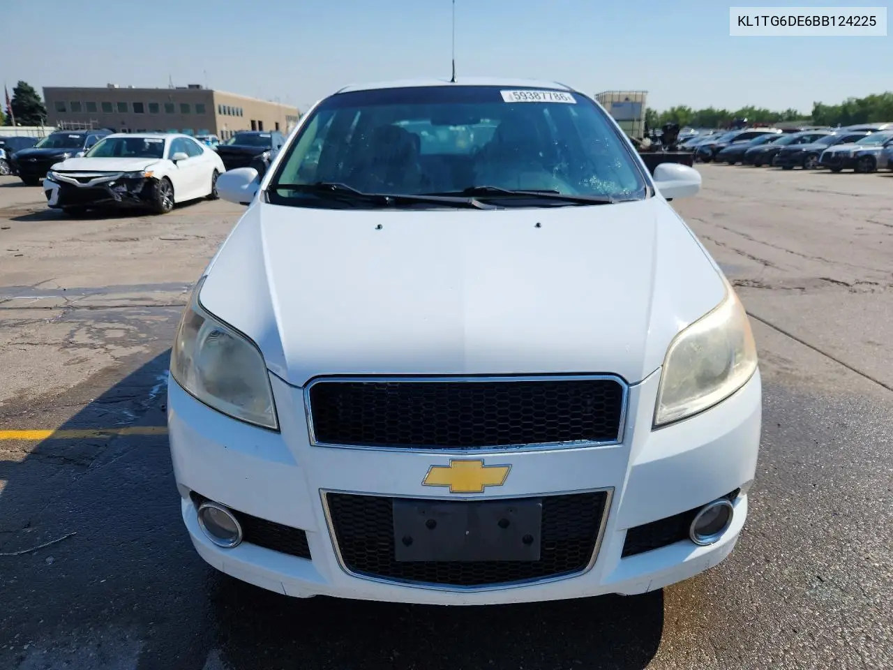 2011 Chevrolet Aveo Lt VIN: KL1TG6DE6BB124225 Lot: 59387786