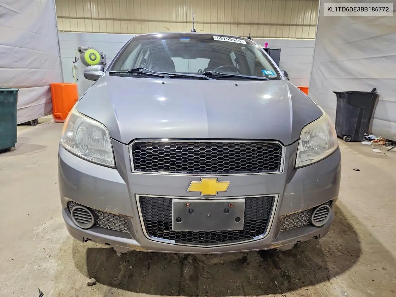 2011 Chevrolet Aveo Ls VIN: KL1TD6DE3BB186772 Lot: 59799546