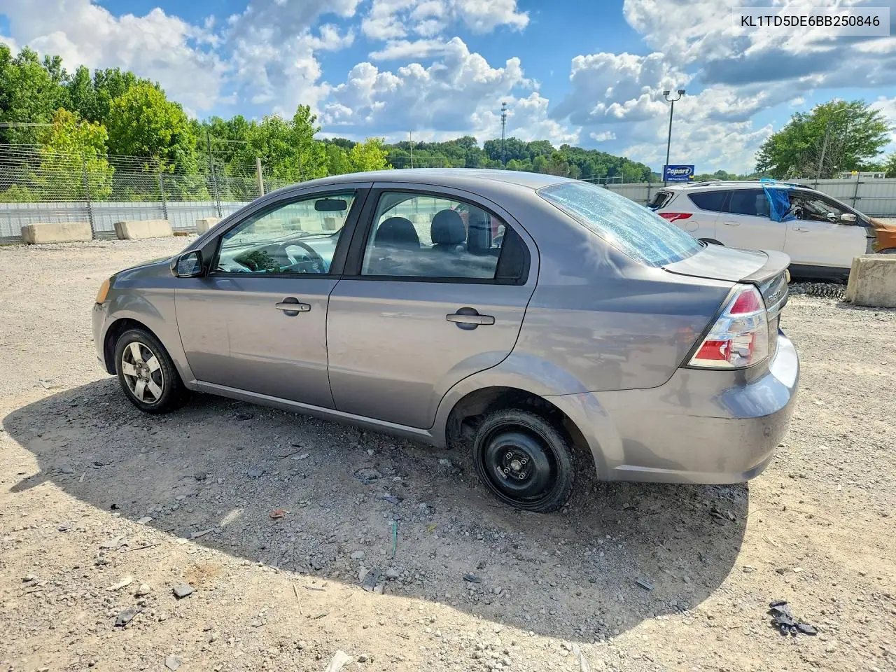 2011 Chevrolet Aveo Ls VIN: KL1TD5DE6BB250846 Lot: 60624146