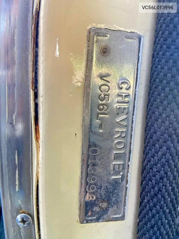 1956 Chevrolet Bel Air VIN: VC56L013996 Lot: 58954476
