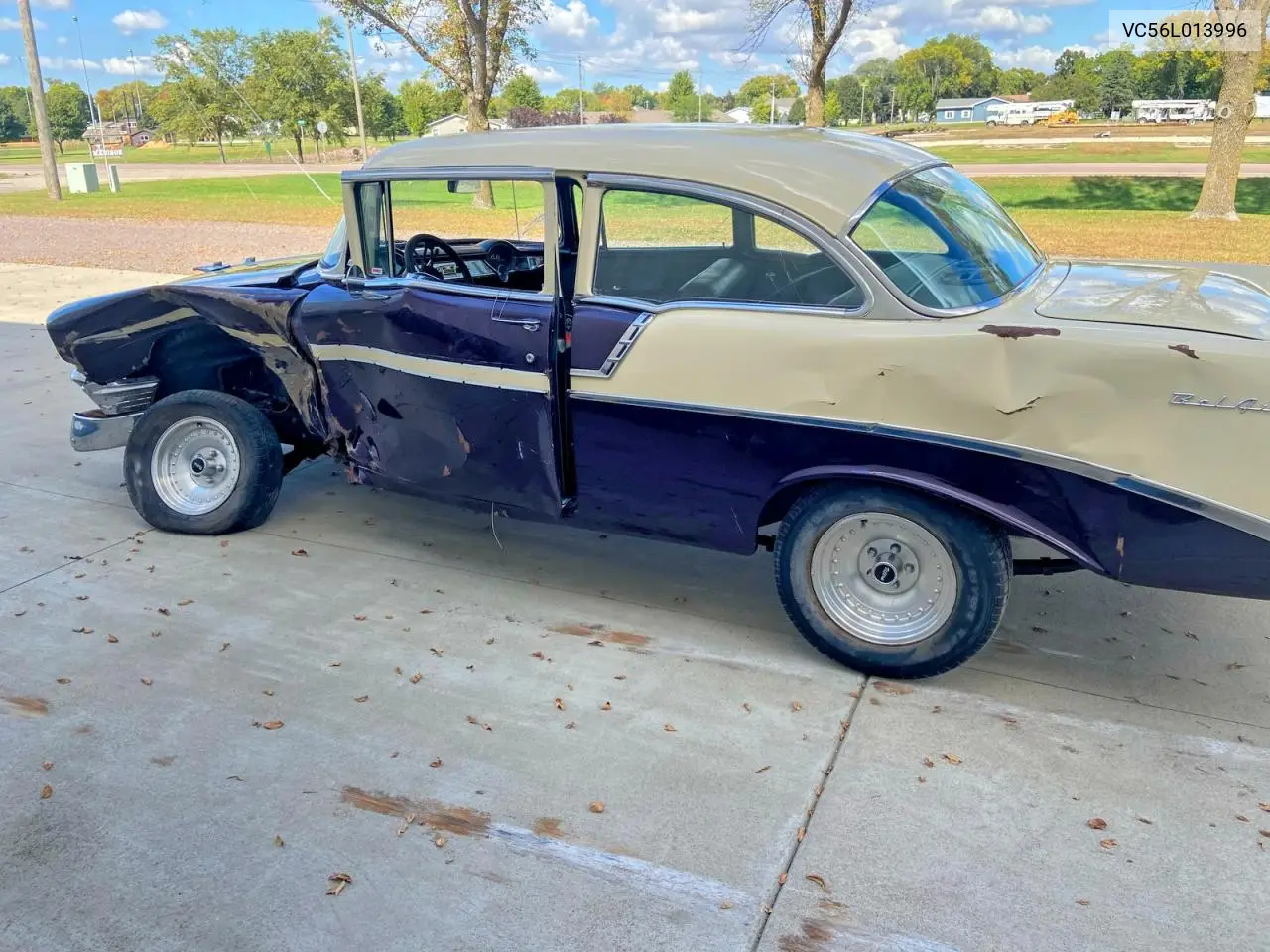 1956 Chevrolet Bel Air VIN: VC56L013996 Lot: 58954476