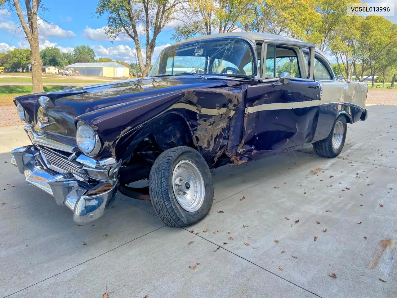 1956 Chevrolet Bel Air VIN: VC56L013996 Lot: 58954476
