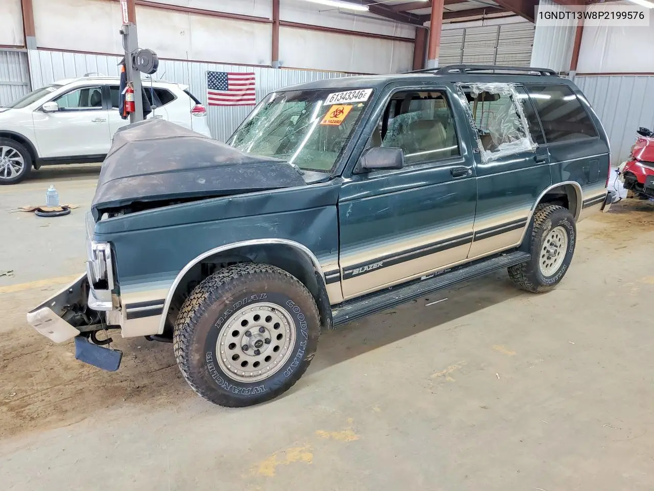 1993 Chevrolet Blazer VIN: 1GNDT13W8P2199576 Lot: 61343346