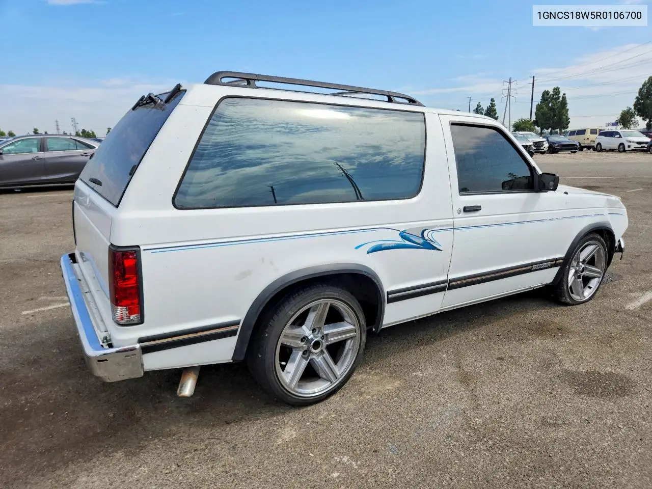 1994 Chevrolet Blazer S10 VIN: 1GNCS18W5R0106700 Lot: 60888436