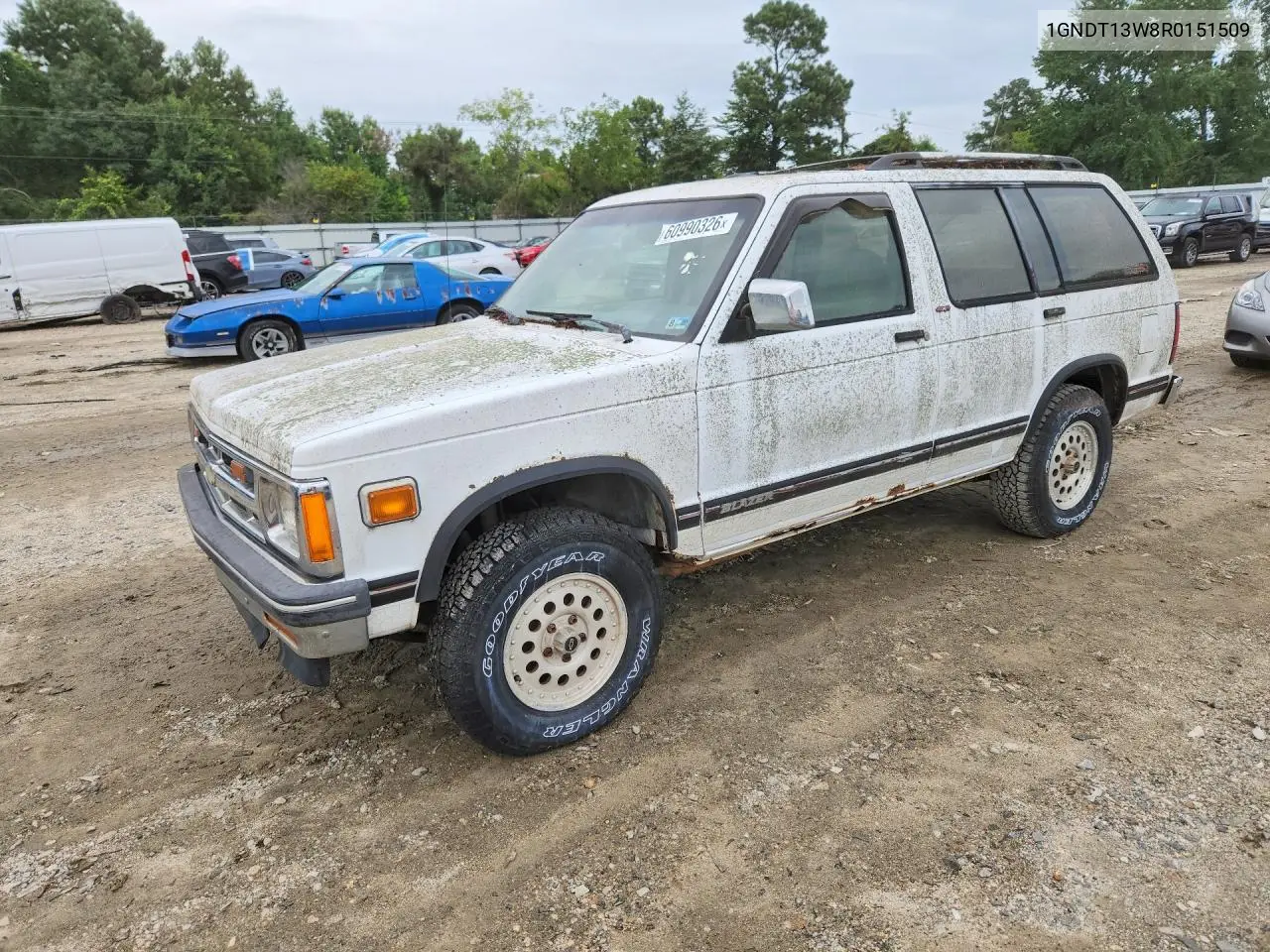1994 Chevrolet Blazer S10 VIN: 1GNDT13W8R0151509 Lot: 60990326