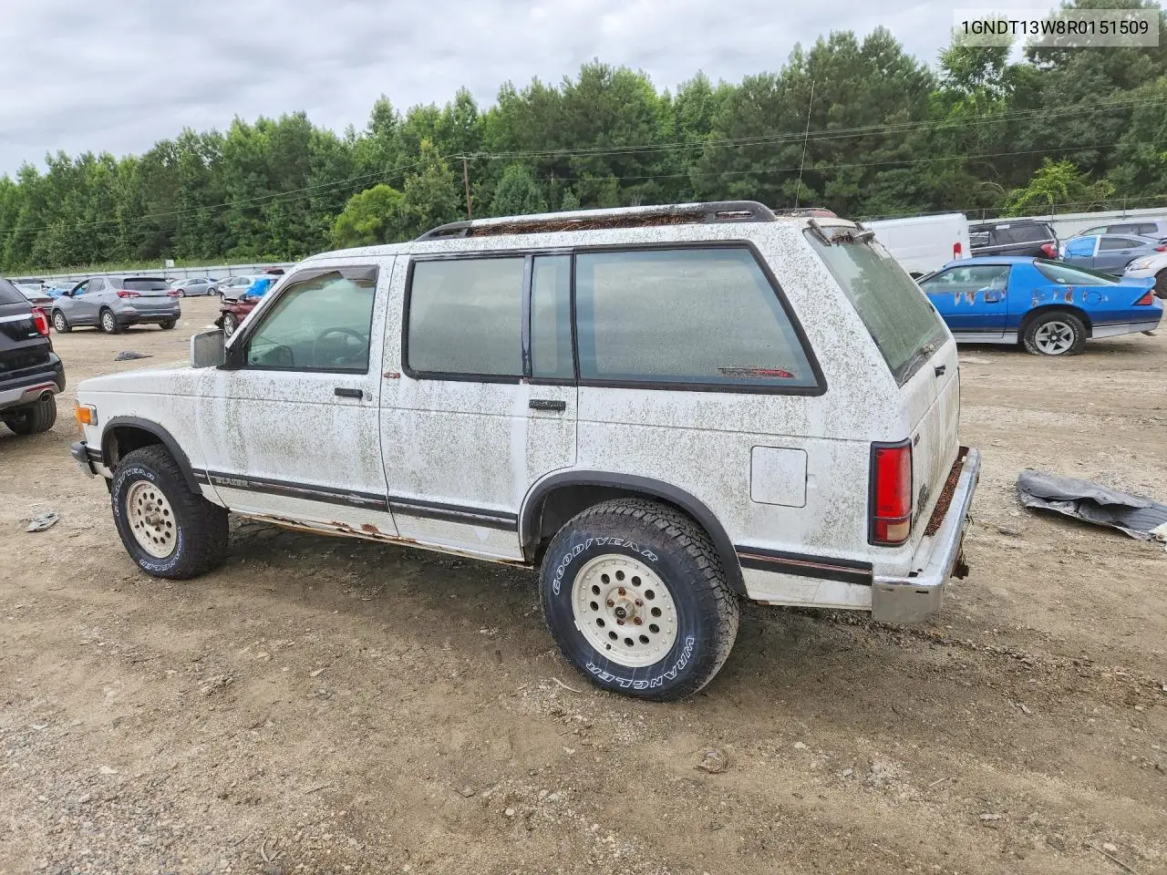1994 Chevrolet Blazer S10 VIN: 1GNDT13W8R0151509 Lot: 60990326
