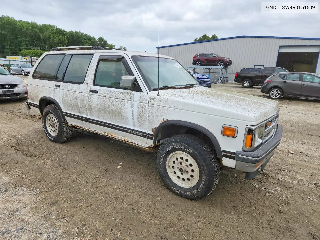 1994 Chevrolet Blazer S10 VIN: 1GNDT13W8R0151509 Lot: 60990326