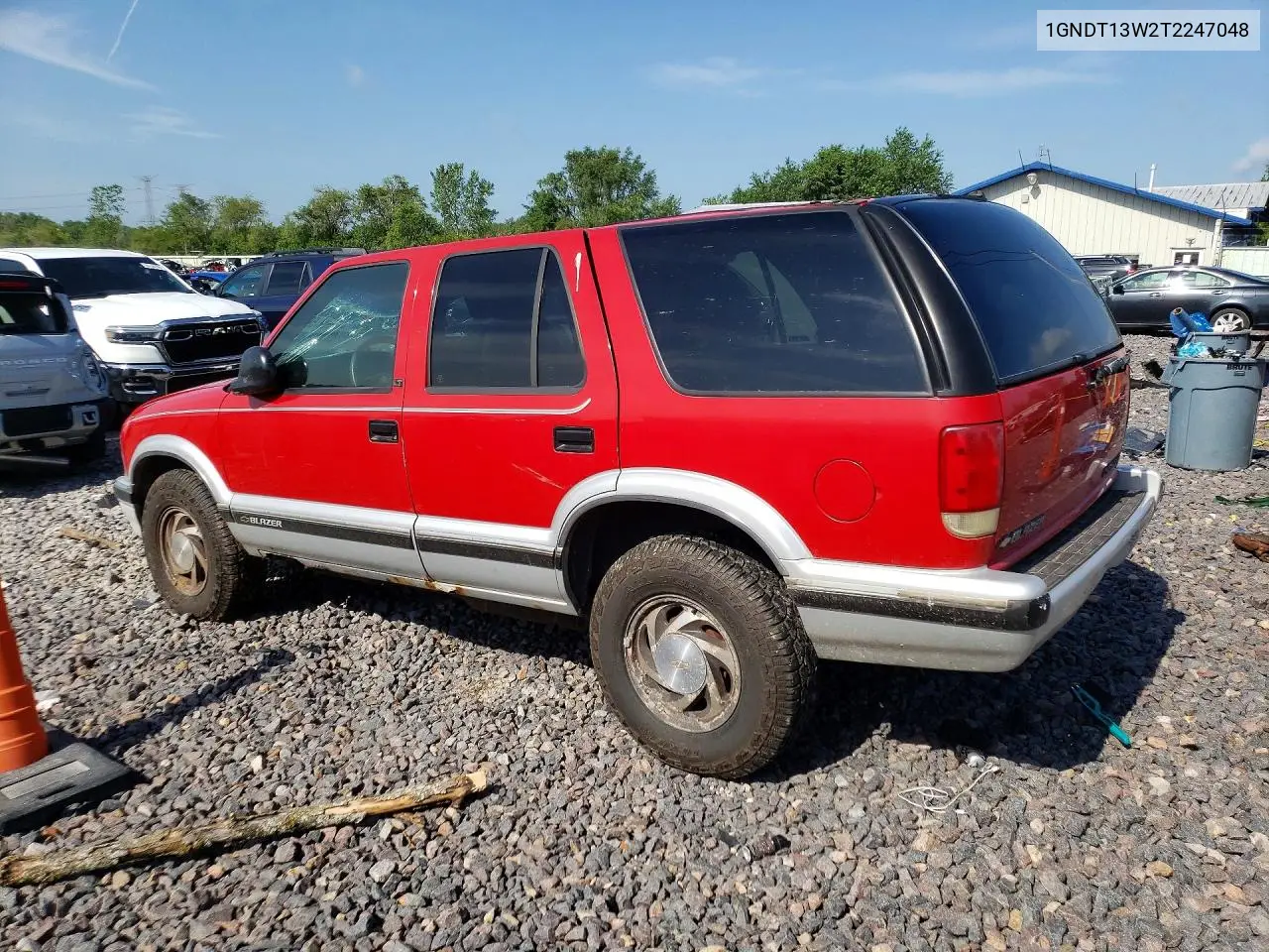 1996 Chevrolet Blazer VIN: 1GNDT13W2T2247048 Lot: 59108546
