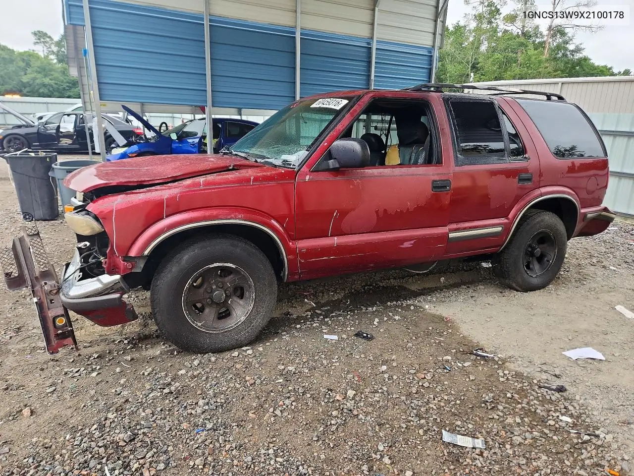 1999 Chevrolet Blazer VIN: 1GNCS13W9X2100178 Lot: 60459316