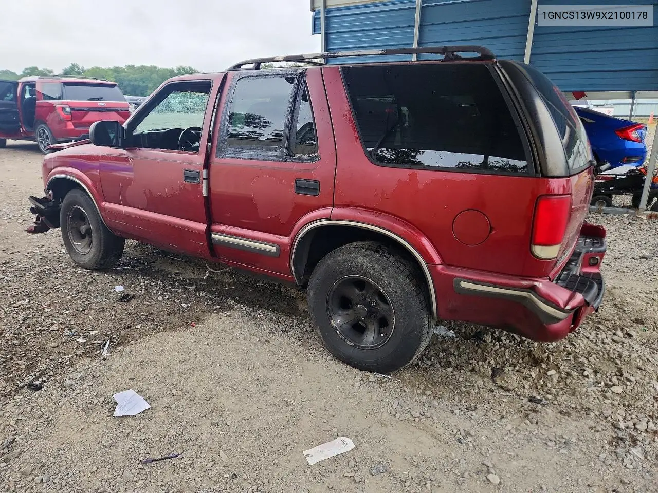 1999 Chevrolet Blazer VIN: 1GNCS13W9X2100178 Lot: 60459316