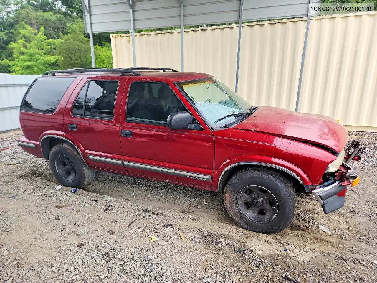 1999 Chevrolet Blazer VIN: 1GNCS13W9X2100178 Lot: 60459316
