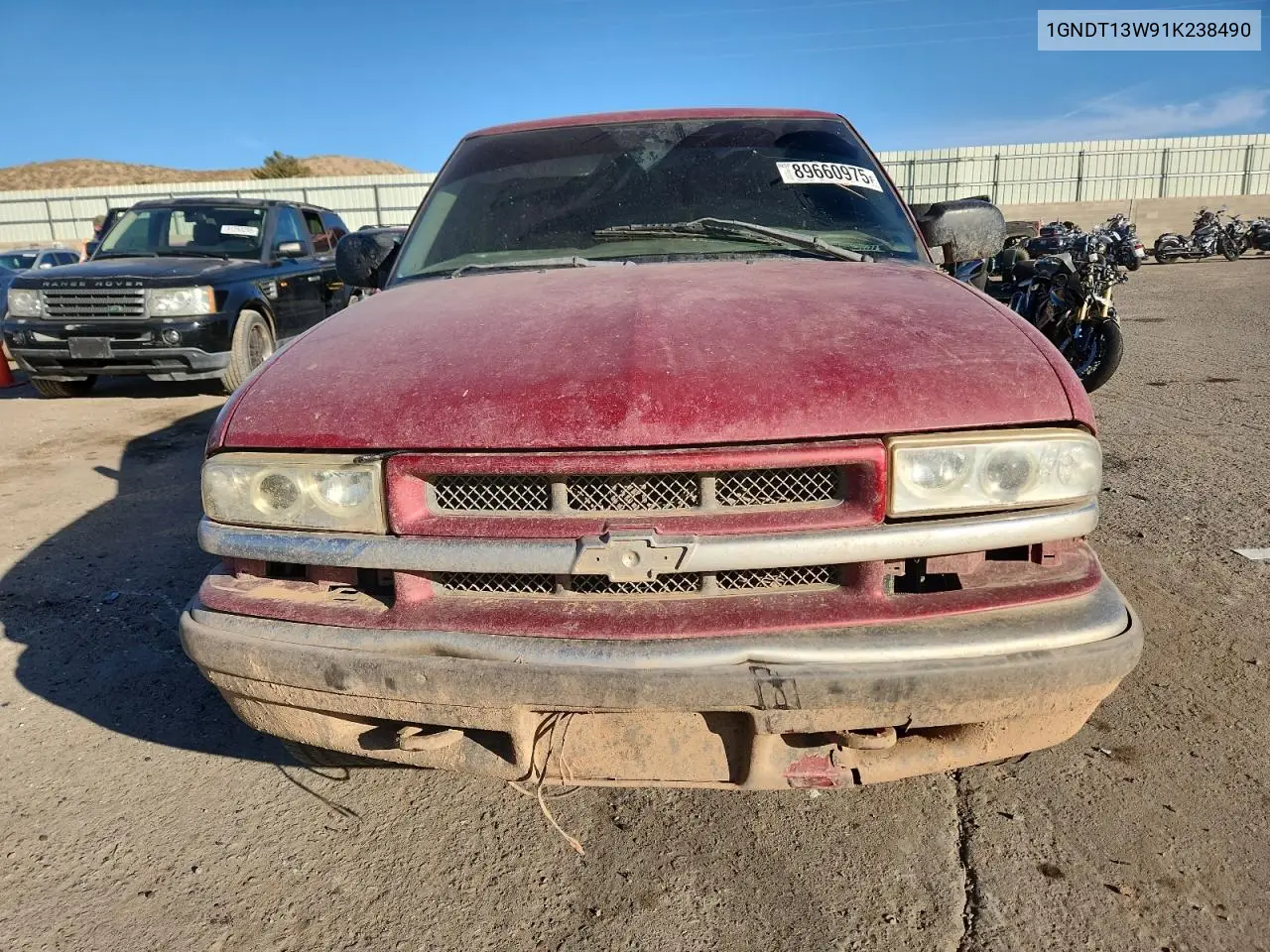 1GNDT13W91K238490 2001 Chevrolet Blazer