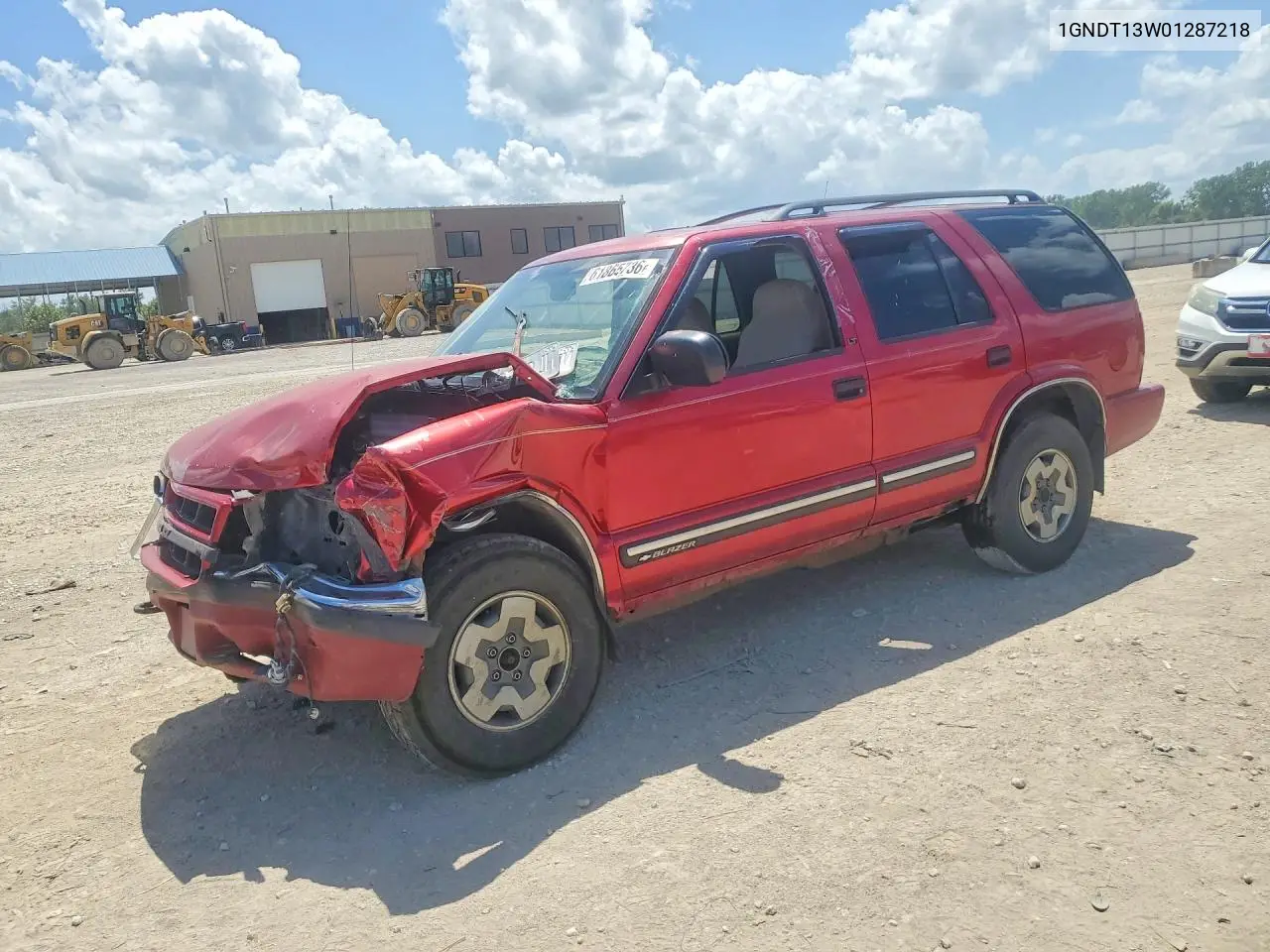 2001 Chevrolet Blazer VIN: 1GNDT13W01287218 Lot: 61865736