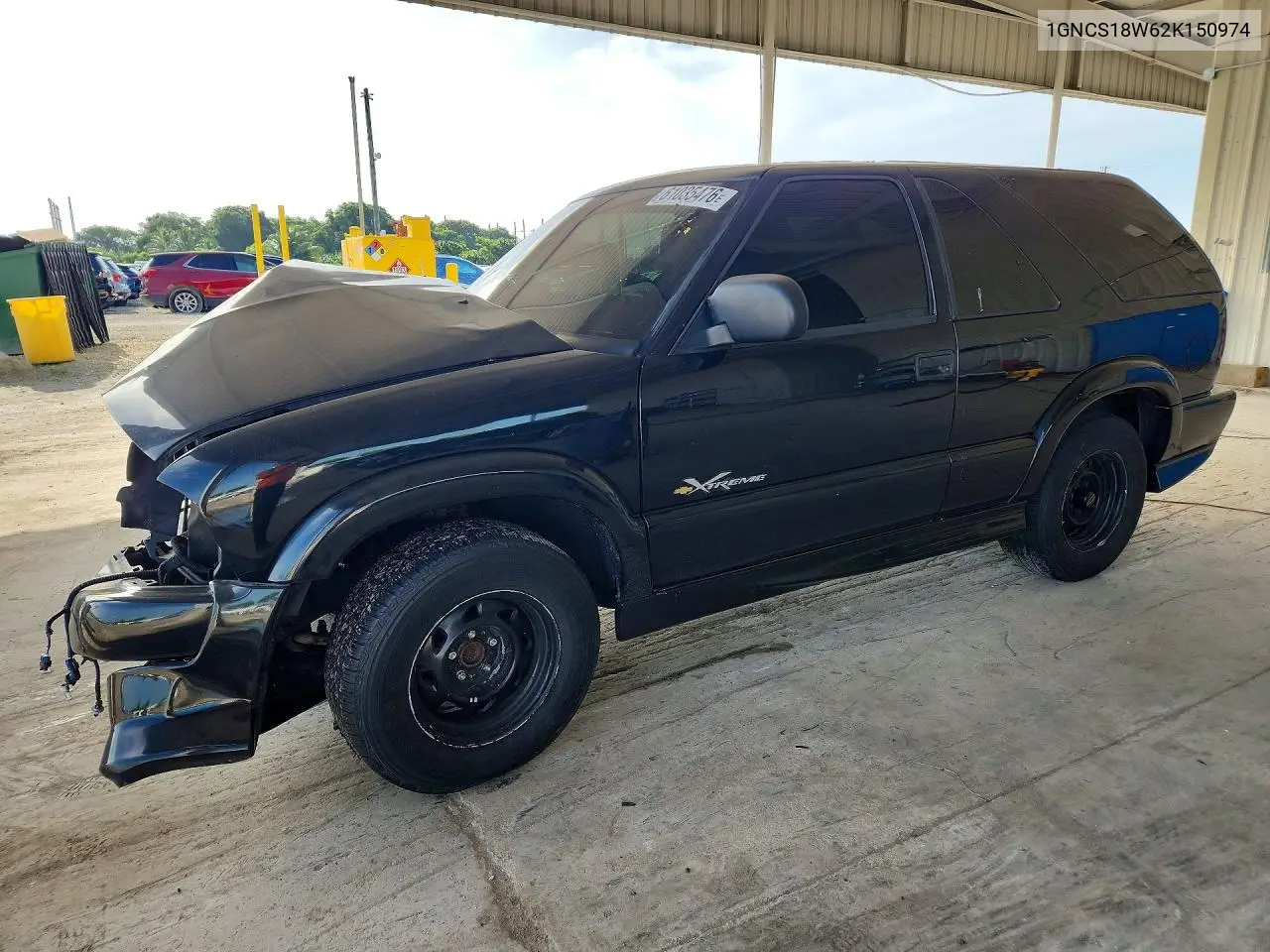 2002 Chevrolet Blazer VIN: 1GNCS18W62K150974 Lot: 61035476