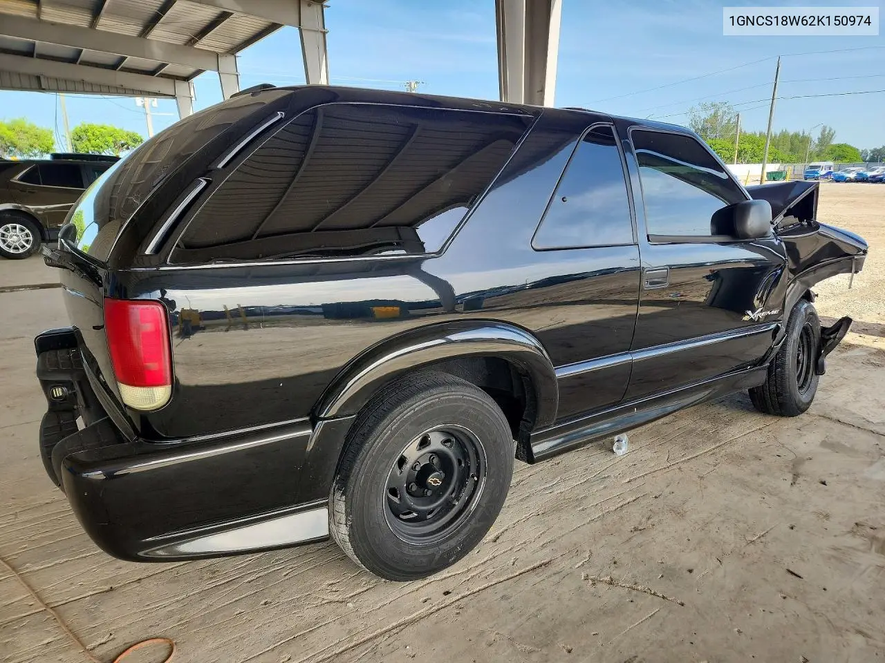 2002 Chevrolet Blazer VIN: 1GNCS18W62K150974 Lot: 61035476
